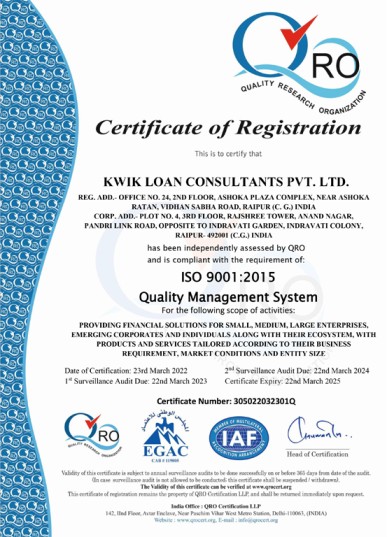 ISO Certificate